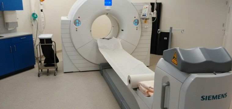 PET/CT scanner room at Scheper Hospital in Emmen (Netherlands)